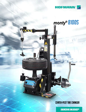 monty® 8100S Reifenmontiermaschine mit Mittelpfosten brochure